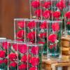 PATIKIL Glass Cylinder Vase, 2 Pcs 3.1" Tall and 2.6" Dia Flower Vase Floating Candle Holder Vase for Home Decor Wedding Centerpieces(7oz) view 4