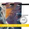 18TH CROZY Wolf Blackout Curtains for Girls Boy Home Decor, Nature Forest Wolf Hunting Wild Animal Moon Grommet Thermal Insulated Drapes Darkening Window Curtain for Bedroom Living Room, 72 x 63 Inch view 4