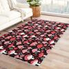 TANTANICAL Kids Pink Mushroom Rug 3x5, Mushrooms Rugs for Girls Bedroom Room Decor, Cute Flower Mushroom Area Rug, Nursery Classroom Playroom Indoor Floor Carpet, Washable Non Slip Stain Resistant view 1