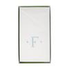 Caspari Antique Robin's Egg Single Initial Guest Towel Napkins in Letter F- 3 Pack of 24 view 1