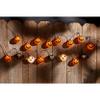 Mud Pie String Ball Lights, Pumpkin, 61" view 2