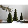 Mud Pie Green Handmade Paper Trees, Medium, 16" x 9" Dia view 2