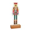 Mud Pie Acrylic Light Up Nutcracker, Small, 10 1/2" x 4 1/2" view 1