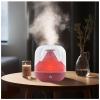 AKYLDI Landscape Design Desk Humidifier, 700ml Small Humidifier for Plants, USB Rechargeable Room Humidifier for Bedroom for Small Bedroom, Kids Rooms, or office,Red view 1