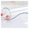 Clear Table Protector,Clear Desk Cover,PVC Plastic Table Cover,Rectangular Vinyl Desk Pad,for Office Dresser Children Writing Desk Night Stand,Multifunctional Wipeable(Size:70x180cm/27.6x70.9in) view 1