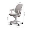 Widppsopt Computer Desk Chair Comfort Office Chair Fabric Study Chair Mid-Back Tufted Desk Chair with Swivel Wheels Adjustable Height Office Gaming Chair view 3