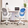 Widppsopt Computer Desk Chair Comfort Office Chair Fabric Study Chair Mid-Back Tufted Desk Chair with Swivel Wheels Adjustable Height Office Gaming Chair view 4