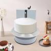 Cake Decorating Coating Machine 110-230V Electric Cake Smoothing Scraping Machine 4-16inch Cake Butter Cream Spreading Machine with Graduated Scraper, Turntable Dia50cm(19.69in), 0-320RPM Speed view 4