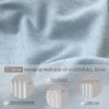 KOUFALL Light Blue Curtains for Bedroom Living Room 84 Inches Long,Sheer Linen Semi Light Filtering Back Tab Curtains 84 Inch Length 2 Panels Set view 3