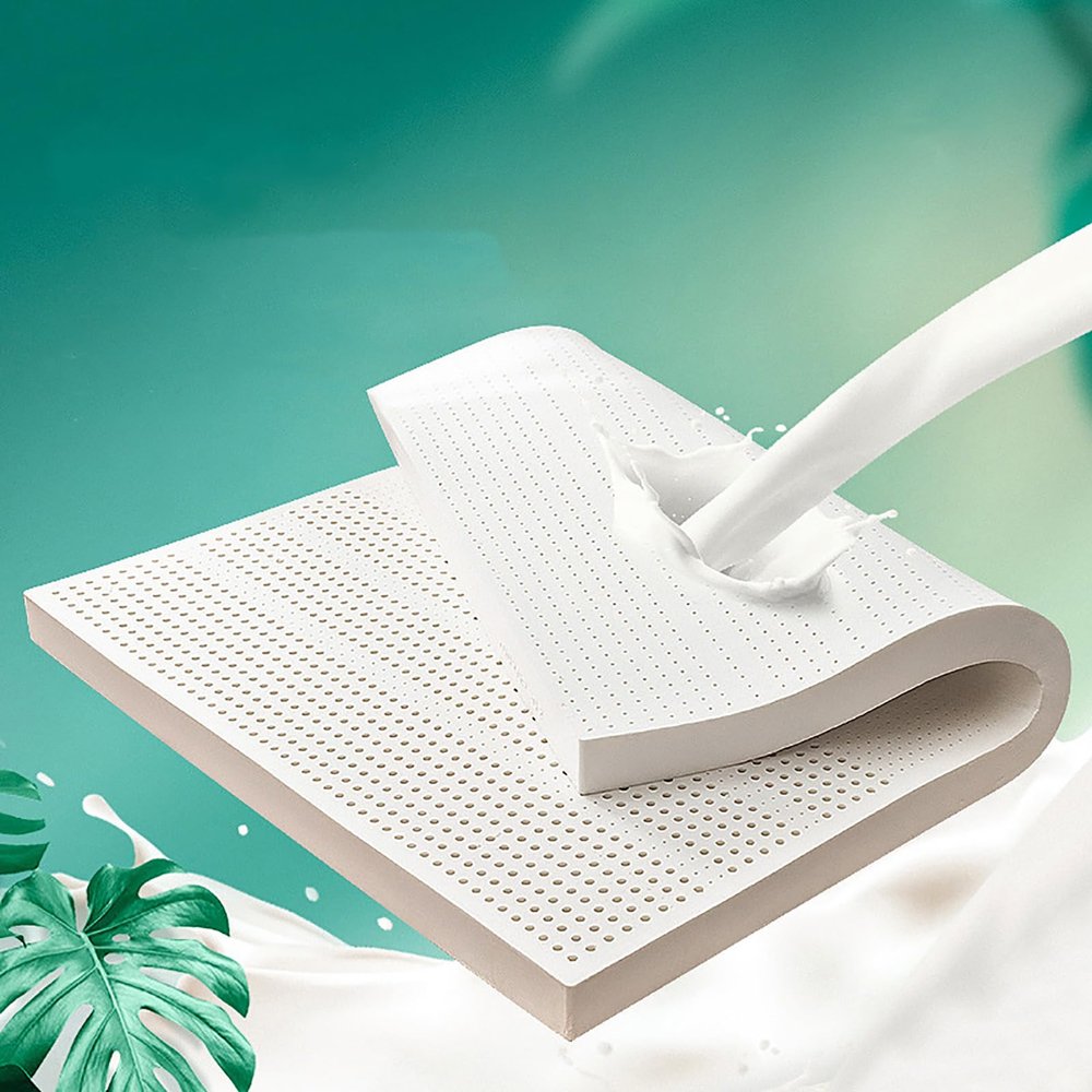 ABJGHYUT Warm Mattress, Natural Latex Mattresses, Honeycomb Pore Structure, Highly Breathable, Orthopaedic Mattress, Latex Mattresses,5cm,120x190cm