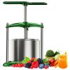 Fruit Wine Press - 100% Natural Juice Maker for Apple, Carrot, Orange, Berry & Vegetables - Ideal for Cheese Making, Tinctures & Herbal Extracts(1.6 Gallon,Green view 1