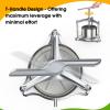 Fruit Wine Press - 100% Natural Juice Maker for Apple, Carrot, Orange, Berry & Vegetables - Ideal for Cheese Making, Tinctures & Herbal Extracts(1.6 Gallon,Green view 3
