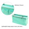 PATIKIL 2pcs Bedside Caddy, Bed Caddy Bunk Bed Caddy Bedside Organizer Bunk Bed Hanging Storage Caddy Bag with Hooks for College Dorm Bunk Bed Rails Headboards, Green view 3