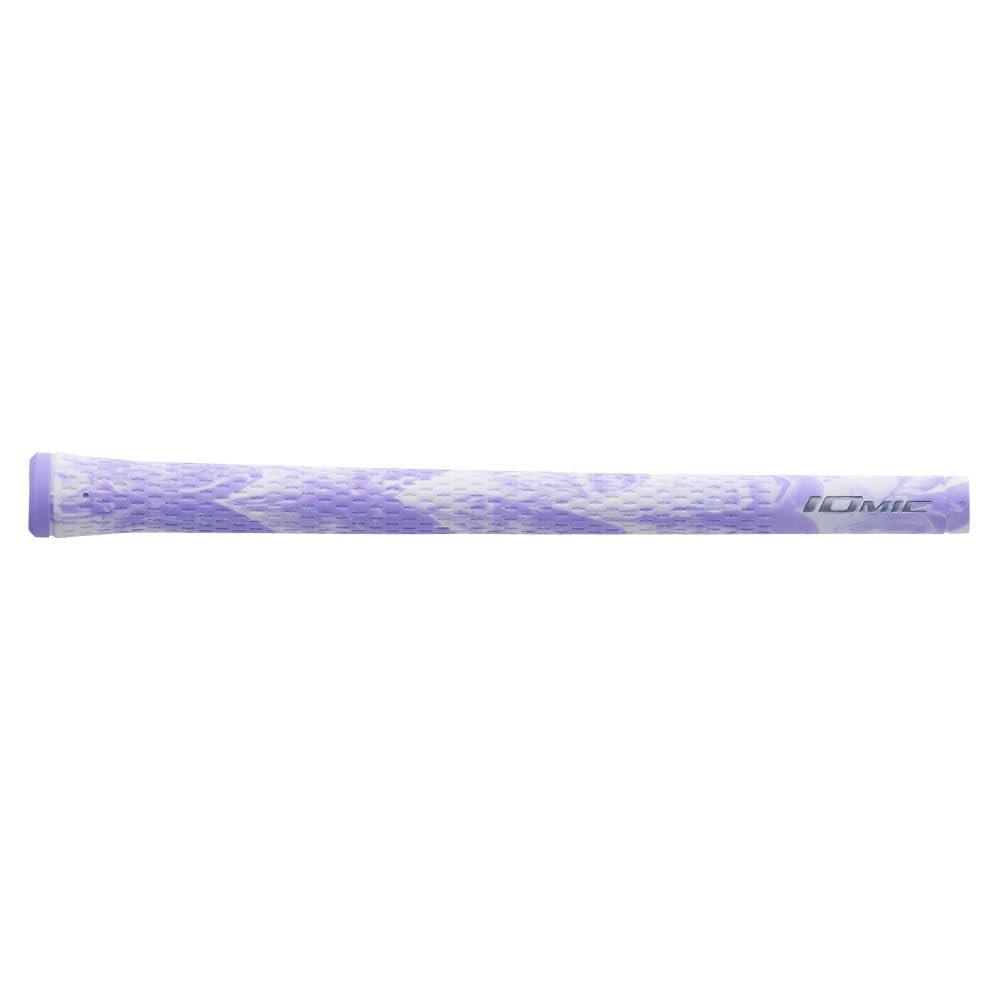 IOMIC Sticky Army Lady's Golf Grip, M56/402g, Lavender x White, Backline Included