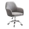 Swivel Desk Chair Velvet Upholstered Swivel Office Chair, Ergonomic Adjustable Desk Chair, Computer Chair with Armrest for Home, Office, BedroomSwivel Vanity Chair for Girl view 1