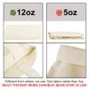 Muka 6 Pack Natural Canvas Tote Bags, 12oz Heavy Duty Grocery Shopping Bags, 18 x 15 x 5 Inches view 4