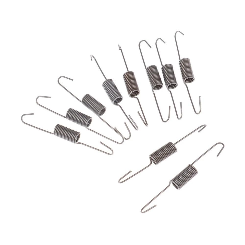 Cilky 10Pcs/lot 10cm Sofa Spring Balance Hook Household Furniture Sofa Spring Hooks Extension Spring Hardware Parts Accessories Small Springs Compression