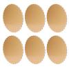 10PCS Double Sided Pattern Round Cake Boards Reusable Cake Trays for Wedding Birthday Party (6 inches) view 2