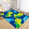 Dinosaur Rug - Cartoon Dinosaur Rugs for Boys Bedroom Cute Dino Carpet for Boys Girls Room Decor Kids Animal Print Carpet for Living Room Floor Mats, 5x7 Feet view 2