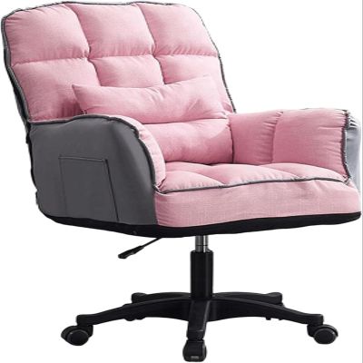 SoOSSN Office Chair High Back 360 Swivel Desk Chairs with Wheels Office Desk Chair Height Adjustable Ergonomic Office Chair(Color:Pink)