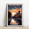 01September Melbourne Poster, Melbourne Print, Australia Wall Art, Australia Poster, Travel Poster, Vintage Travel Posters, Travel Wall Art, Australia Gift, Travel Print, Travel Gift (UNFRAMED) view 2