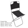 QANYEGN Folding Chair, Breathable Fabric Folding Chair with Backrest Lightweight Folding Chair Suitable for Cam, becuing, Backpacking, Fishing view 3