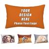 CLOAZKU Custom Pillow Cases with Two-Sides Designed Picture Text, Customized Photo Pillow Covers Polyester Velvet, Gifts for Boyfriends Girlfriends, Chocolate, 14"x20" view 1