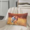 CLOAZKU Custom Pillow Cases with Two-Sides Designed Picture Text, Customized Photo Pillow Covers Polyester Velvet, Gifts for Boyfriends Girlfriends, Chocolate, 14"x20" view 2