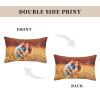 CLOAZKU Custom Pillow Cases with Two-Sides Designed Picture Text, Customized Photo Pillow Covers Polyester Velvet, Gifts for Boyfriends Girlfriends, Chocolate, 14"x20" view 3