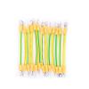 JZRYQJGJ 5pcs Yellow-Green Photovoltaic Ground Cable Bridge Soft Copper Cable Distribution Box Machine Room Connection Cable 2.5/4/6 Square(Color:2.5mm square-100mm,Size:Hole 6mm) view 3