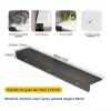 HomeLoft Basics Gap Covers Countertop Extension Board Kitchen Gap Barrier Narrow Gap Filler Extension Plate, Counter Range Gap Cover Board for Kitchen Bathroom(Size:60x10cm/24x4in), Black view 2
