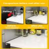 HomeLoft Basics Gap Covers Countertop Extension Board Kitchen Gap Barrier Narrow Gap Filler Extension Plate, Counter Range Gap Cover Board for Kitchen Bathroom(Size:60x10cm/24x4in), Black view 4