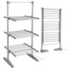 HomeLoft Basics 3-Tier Foldable Electric Heated Clothes Airer Dryer - Low Energy Indoor Drying Rack - Constant Temperature - 300W - 45-55 view 1