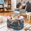 Gumuslen Motorcycle Storage Basket Collapsible Storage Bins with Handle Organizer Clothes Laundry Basket Kids Blanket Baby Nursery Gift Basket for Boys Girls Room Decor view 4