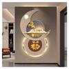 Art Wall Decor with LED Lights, Creative Circular LED Light Emitting Mural for Living Room Bedroom Office Wall Hangings Luxury Handmade Gifts Wall Hanging Statue (Size:60x90cm) view 1