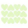 MECCANIXITY Glow in The Dark Heart Decals Decor Green Wall Stickers for Ceiling Bedroom Bedding Room 1 Set view 1