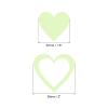 MECCANIXITY Glow in The Dark Heart Decals Decor Green Wall Stickers for Ceiling Bedroom Bedding Room 1 Set view 2