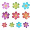 BaoFufc 10pcs/Set Anti Non Slip Mat Flower Bathtub Stickers Safety Floor Bathroom Shower Bathtub Sticker view 1
