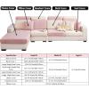 Disayu Couch Cushion Covers, Sofa Covers Couch Cover for Sectional Sofa, Sofa Hero Covers for Couch Protect, Soothing Home Sofa Covers Washable Stretch Slipcovers (Khaki,Large Single Seat Cover) view 2