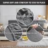 Disayu Couch Cushion Covers, Sofa Covers Couch Cover for Sectional Sofa, Sofa Hero Covers for Couch Protect, Soothing Home Sofa Covers Washable Stretch Slipcovers (Khaki,Large Single Seat Cover) view 4