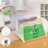 Binatia Clear Acrylic Recipe Box with 50 Double-Sided 4x6 cards  Kitchen Organizer with Dividers, Index Card Holder & Bonus Recipe Book, Dimensions: 7.08"x5.51"x5.31" view 4