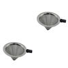 Angoily 2pcs Reusable Mesh Coffee Maker Coffee Filters Cold Brew Filter Stainless Steel Espresso Accessories view 1