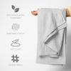 9Threads 100% Cotton Herringbone Weave Blankets, 108"X90" King,Throw Blanket for Bed,All Season Cotton Blanket, Cozy Blanket,Throws Bed Blanket, Throw Blanket for Couch,Modern Home Decor -Light Grey view 4