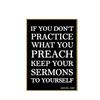 Honey Dew Gifts Practice What You Preach Magnet 754691 view 1