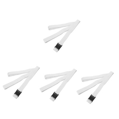 PRETYZOOM 4pcs Bed Sheet Organization Band Multi-use Elastic Straps for Bedding Mattress and Sheet Storage