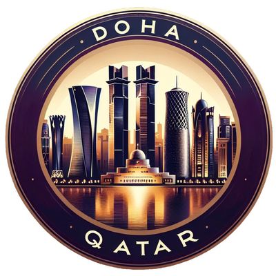 Doha Qatar Souvenir Die-Cut Flat Decorative Flat Magnet