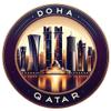 Doha Qatar Souvenir Die-Cut Flat Decorative Flat Magnet view 1