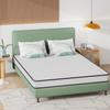 Dopinmin 10 Inch Mattress with Innerspring and Foam/CertiPUR-US Certified Medium Firm Spring Mattress/in a Box/Cool Sleep Pressure Relief,Full view 1