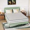 Dopinmin 10 Inch Mattress with Innerspring and Foam/CertiPUR-US Certified Medium Firm Spring Mattress/in a Box/Cool Sleep Pressure Relief,Full view 2