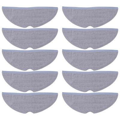 Kqcibz 10 Pcs Mop Cloth Pads Replacement for S7 T7S T7 Plus Vacuum Cleaner Parts Microfiber Soft Pad